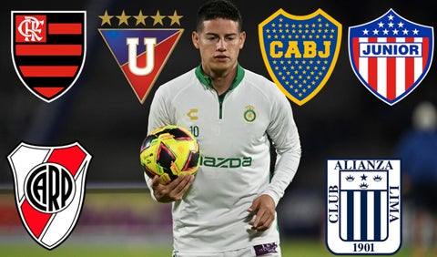 James Rodríguez en el radar de equipo sudamericano