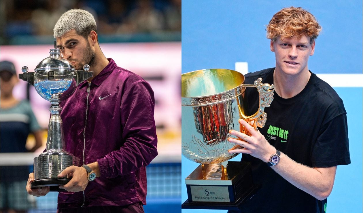 Sinner suma un nuevo título y le descuenta a Alcaraz