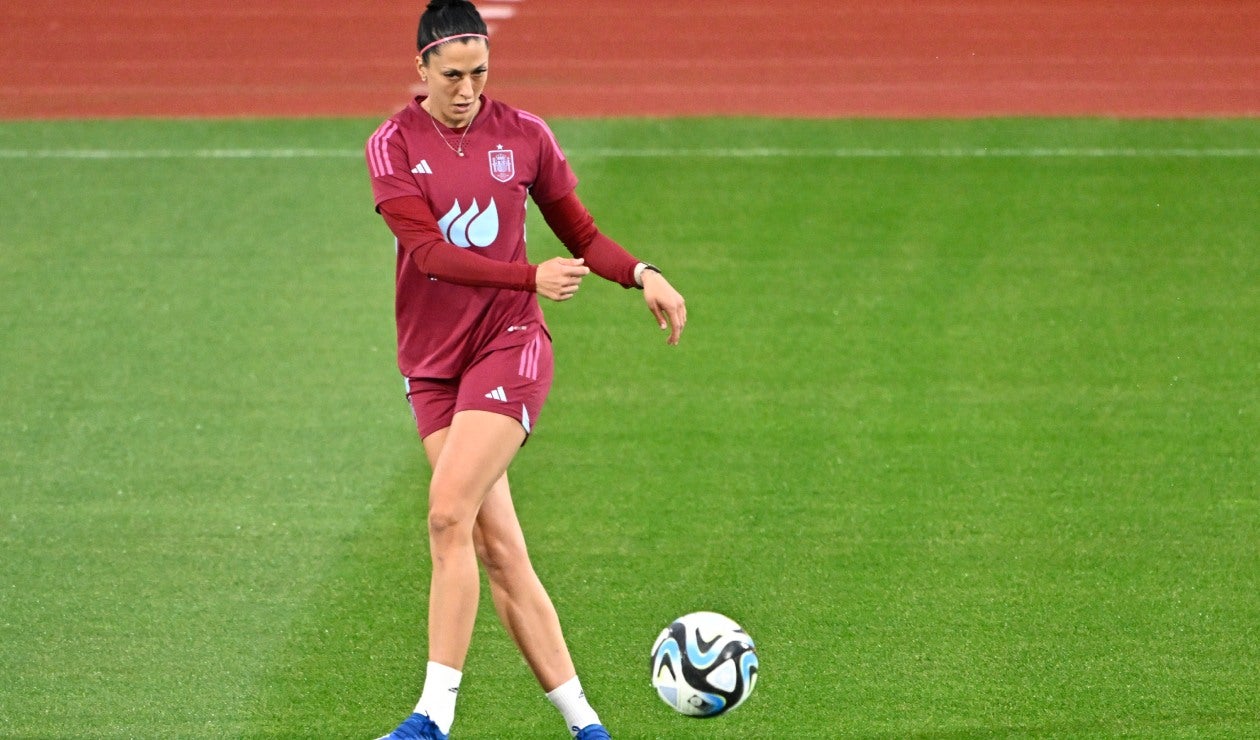 Jenni Hermoso con la selección de España