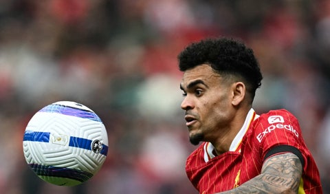 Luis Díaz con el Liverpool