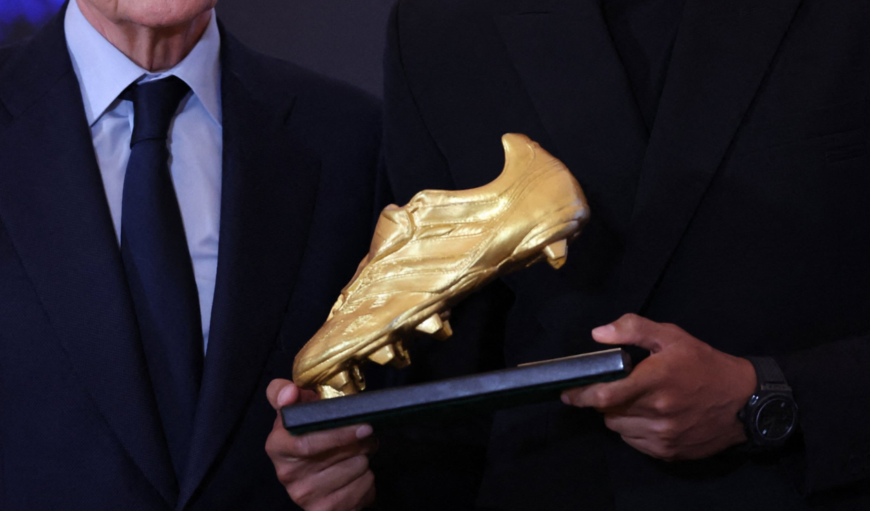 Se entregó la bota de oro 24/25: El Real Madrid celebra
