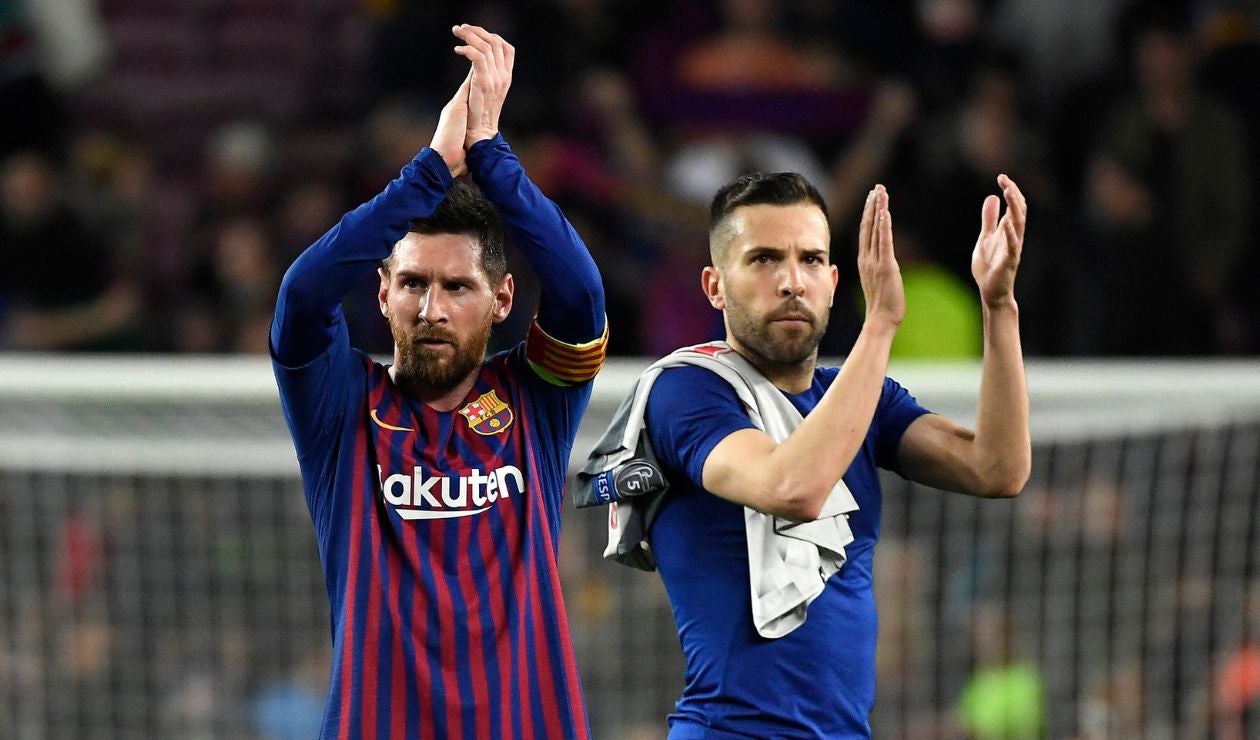 Messi no pudo contenerse: emotivo mensaje a Jordi Alba por su retiro