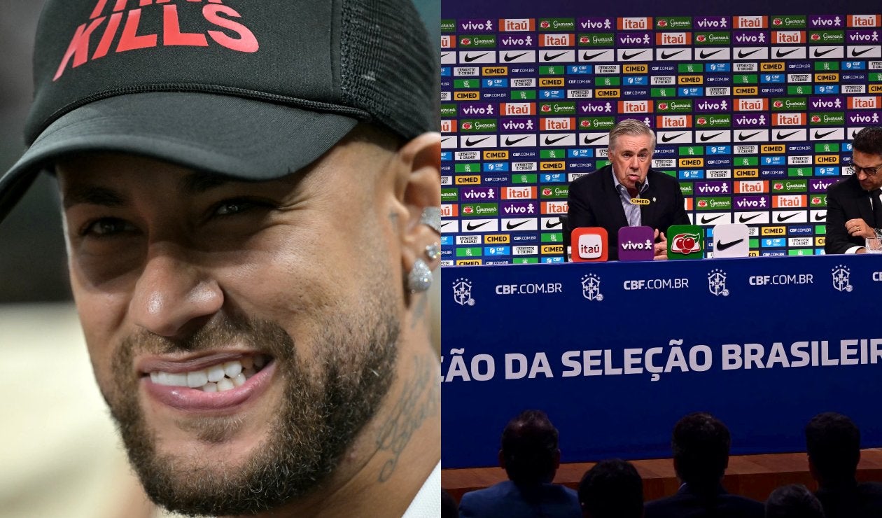 Carlo Ancelotti anunció la convocatoria sin Neymar para Fecha FIFA