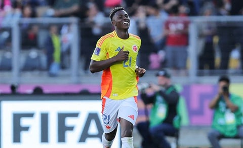 Neyser Villarreal, jugador de la selección Colombia sub-20