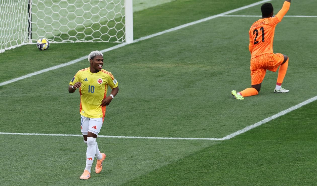 [Video] Óscar Perea adelanta a Colombia: golazo de camerino ante Francia en el Mundial Sub 20