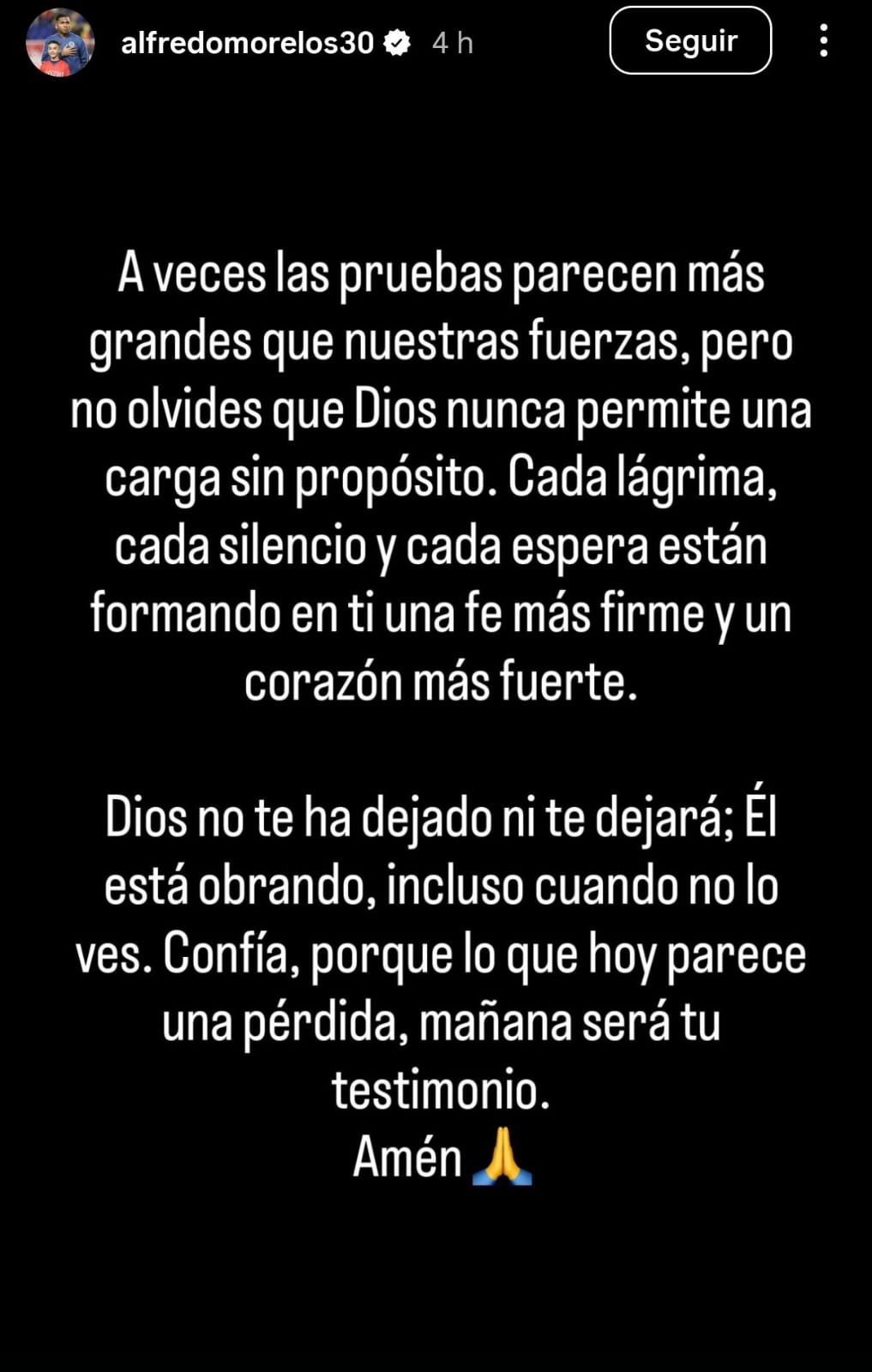 Reacción Alfredo Morelos a sanción