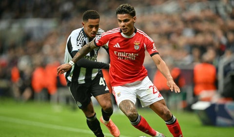 Richard Ríos se lleva las críticas tras la debacle europea del Benfica