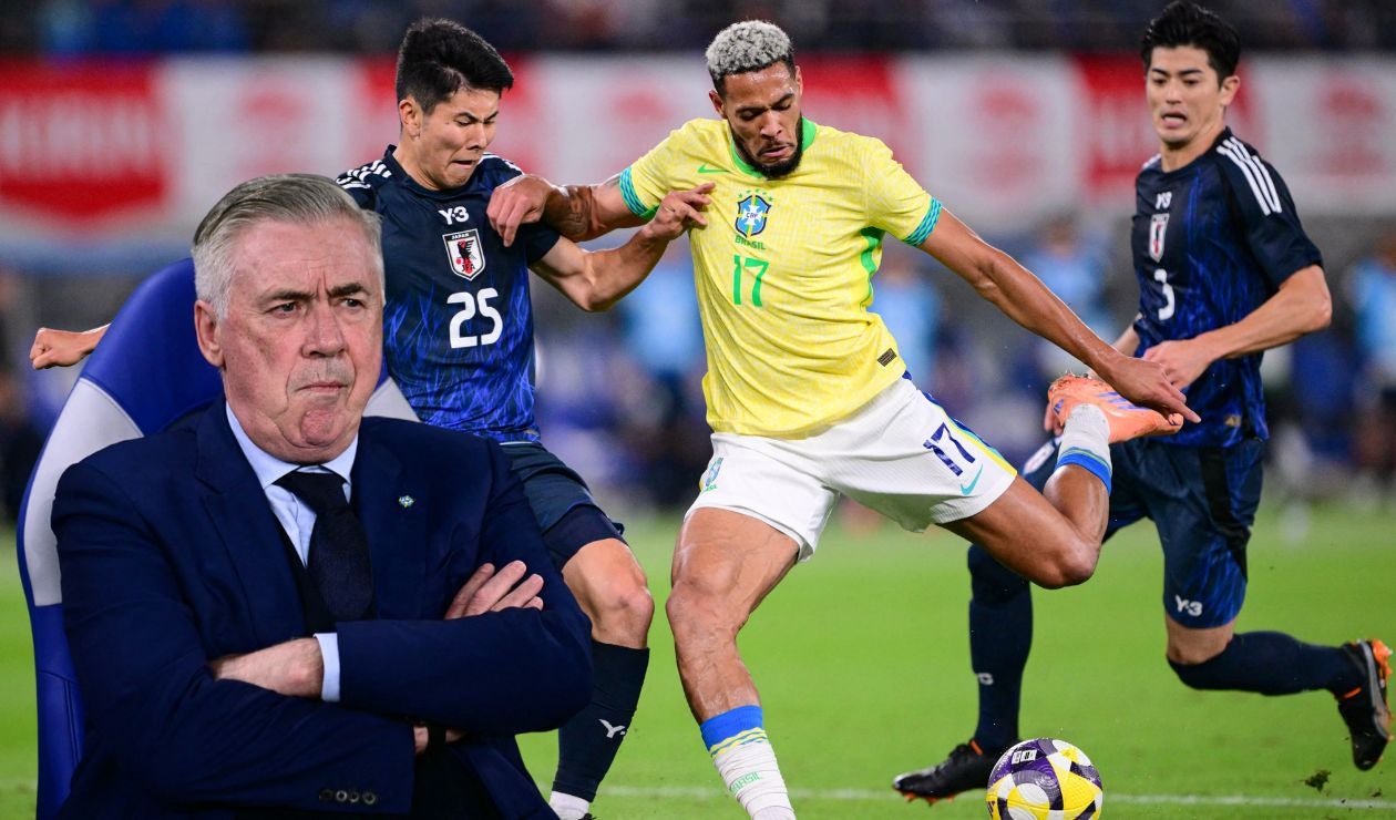 Ancelotti no levanta cabeza rumbo al Mundial y vuelve a caer con Brasil