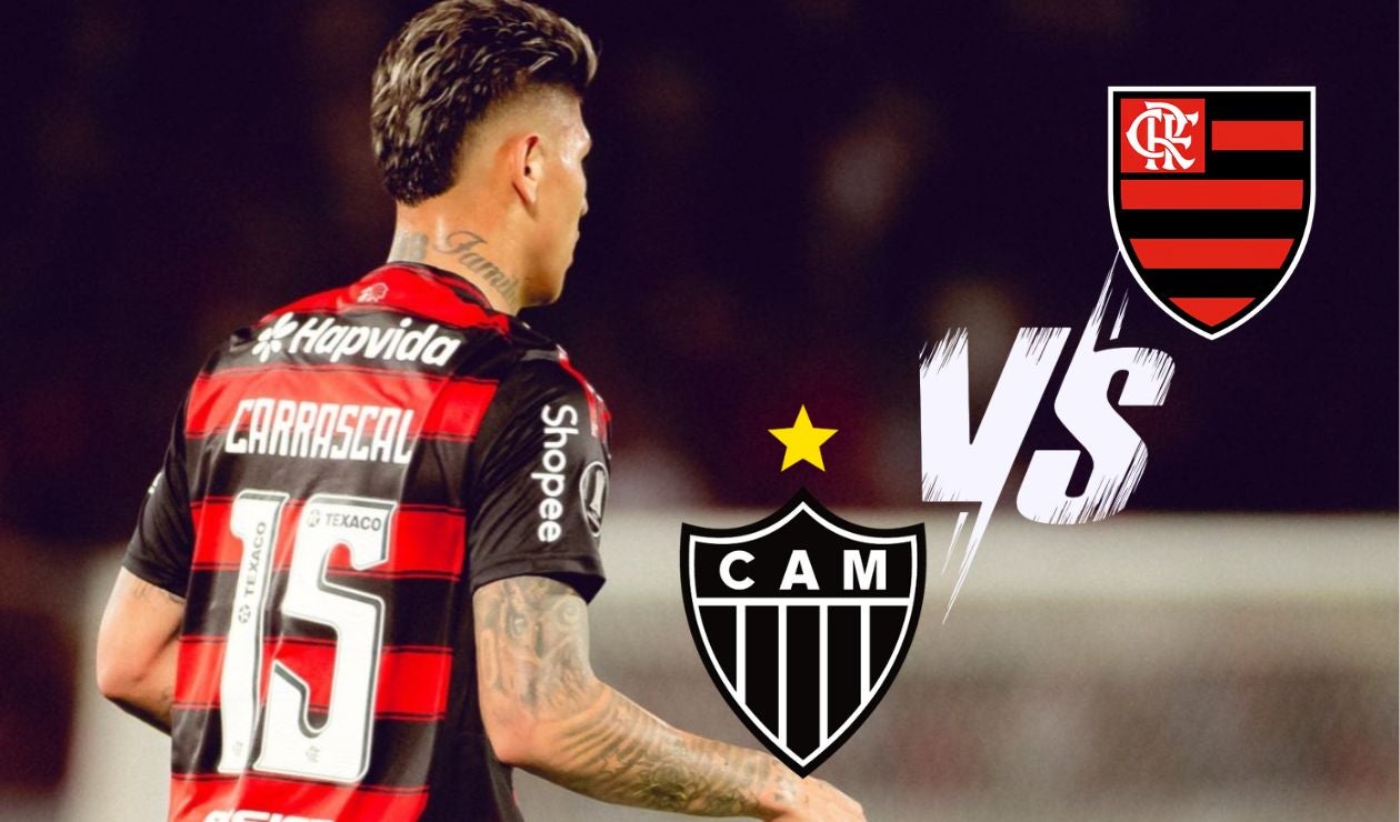 Atlético Mineiro y Flamengo se enfrentan por el Brasileirao 2025
