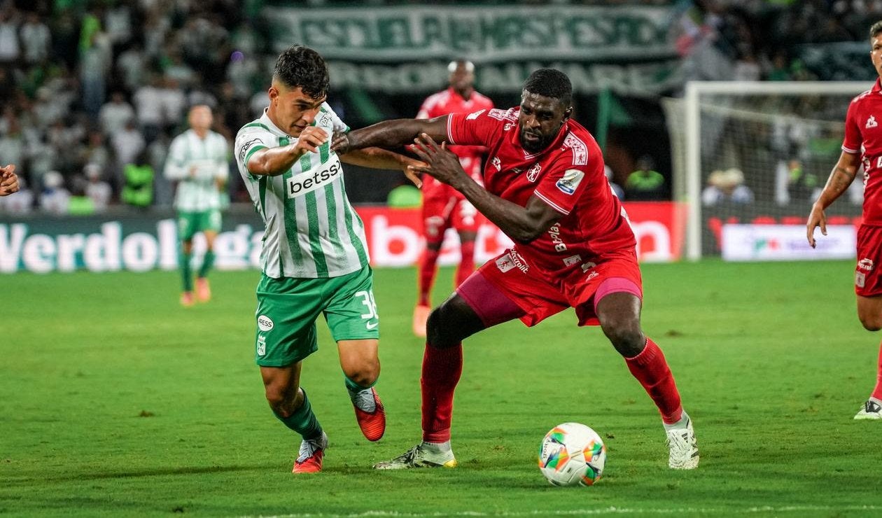 Atlético Nacional y América de Cali en duelo por Copa BetPlay 2025