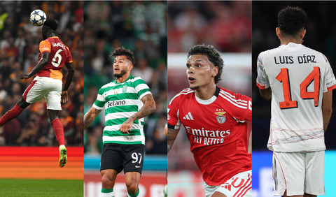 Se terminó una nueva fecha de Champions: Así van los colombianos