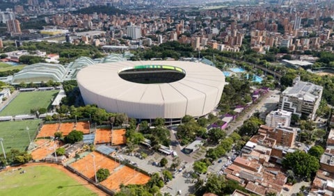 Estadio Atanasio Girardot de la ciudad de Medellín