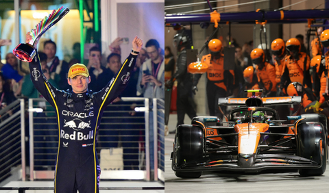 McLaren descalificado y triunfo de Verstappen en el GP de Las Vegas