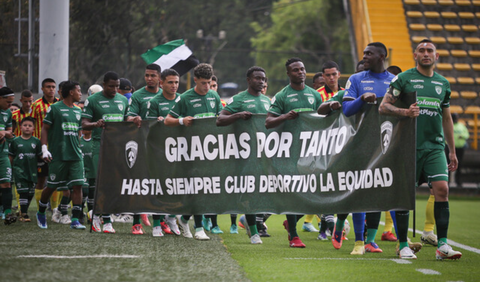Noche emotiva en Bogotá: Equidad se despidió para siempre de la Liga