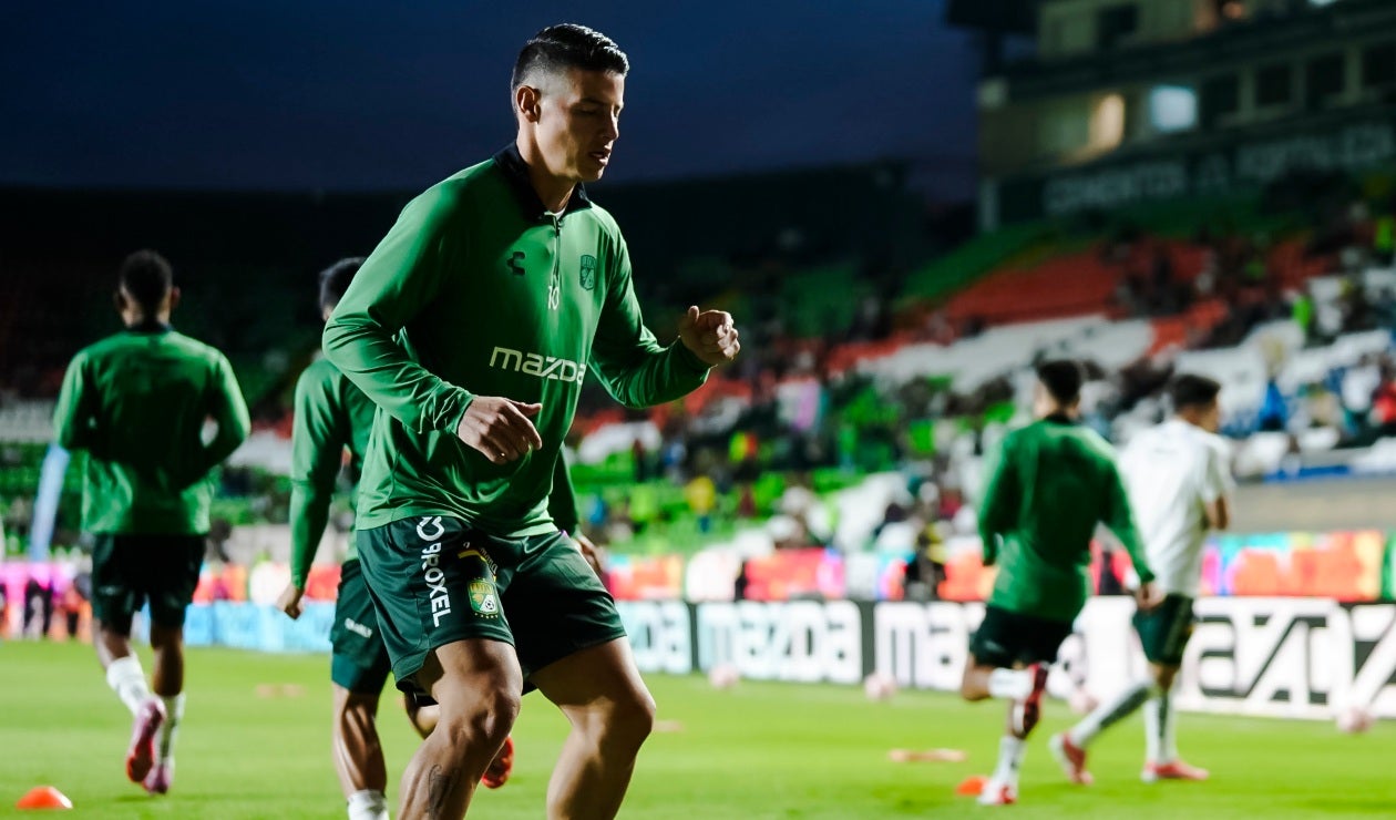 James Rodríguez en entrenamiento precompetitivo