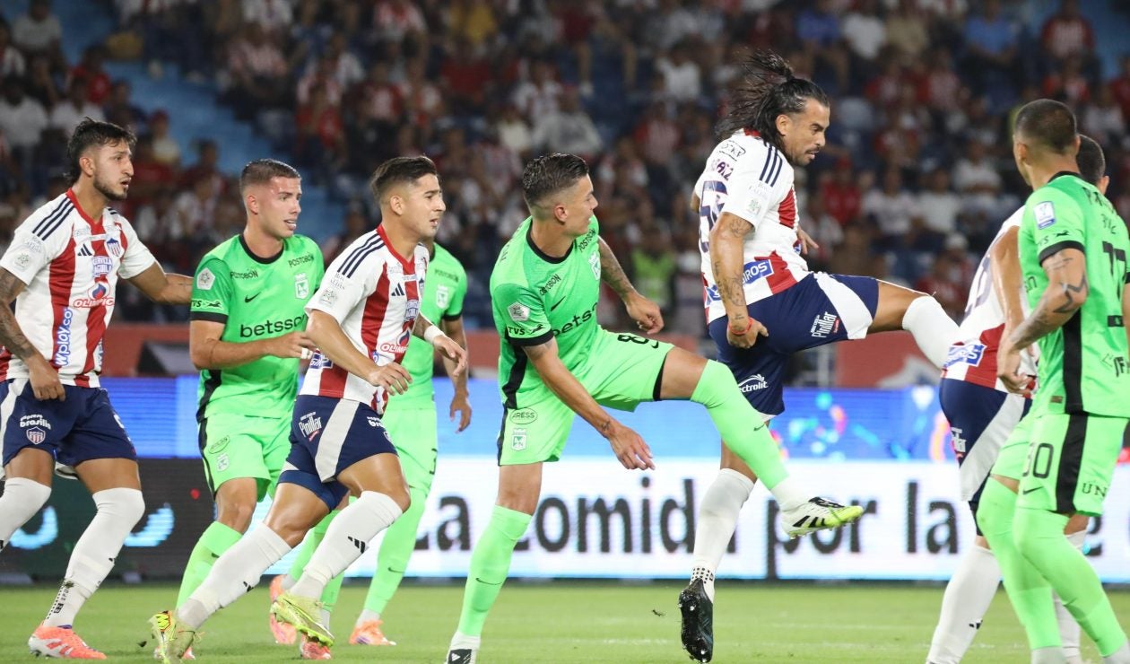 Junior y Atlético Nacional en duelo por Liga BetPlay 2025-II