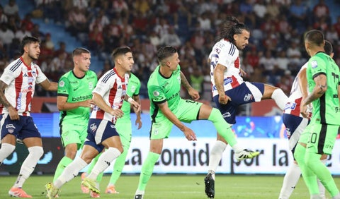 Junior y Atlético Nacional en duelo por Liga BetPlay 2025-II