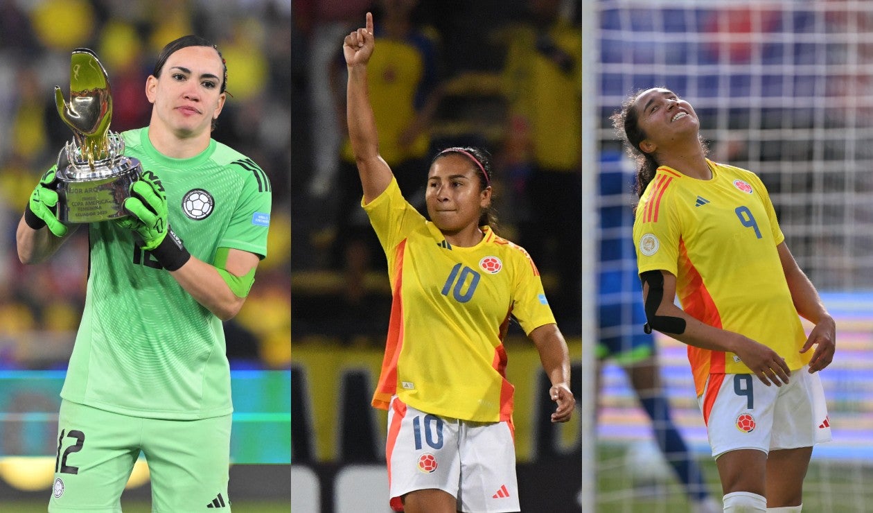 Katherine Tapia, Leicy Santos y Mayra Ramírez