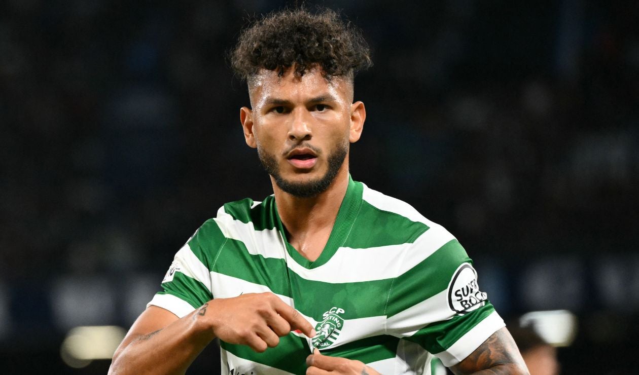 Luis Javier Suárez, delantero colombiano del Sporting de Lisboa