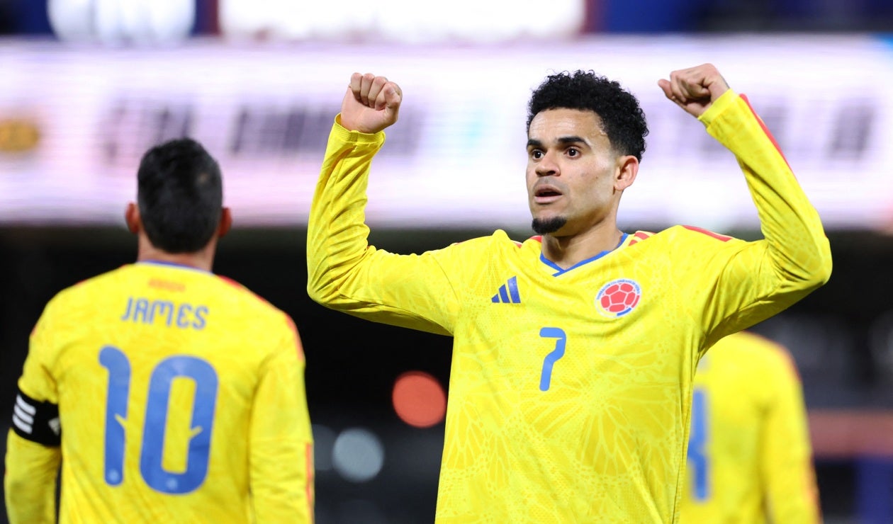 Luis Díaz con la Selección Colombia