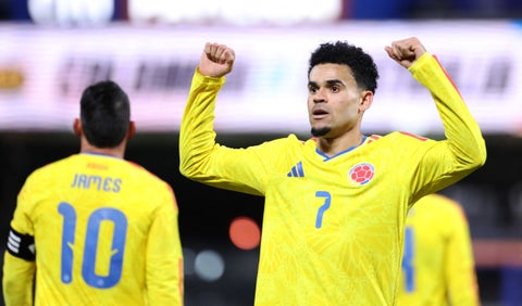 Luis Díaz con la Selección Colombia