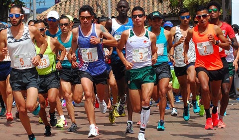 Corredores en Maratón