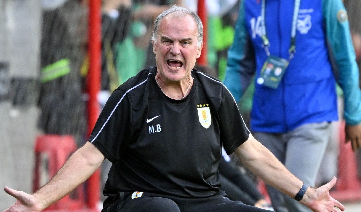 Marcelo Bielsa, técnico de Uruguay para el Mundial