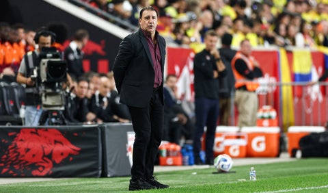 Néstor Lorenzo con la Selección Colombia