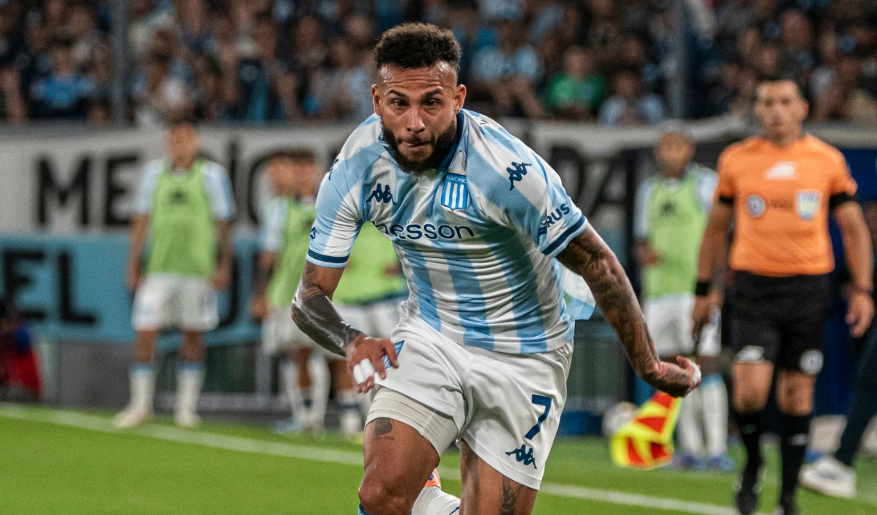 Duván Vergara figura en Racing: "Le dije Gustavo méteme, voy a entrar"