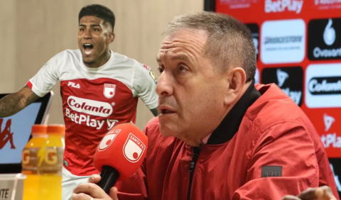 Méndez no se guardó nada y habló del futuro de Mosquera en Santa Fe