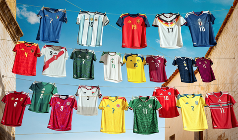 Se empieza a sentir el Mundial Adidas oficializó más de 20 camisetas