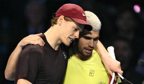 Sinner y Alcaraz, tenistas