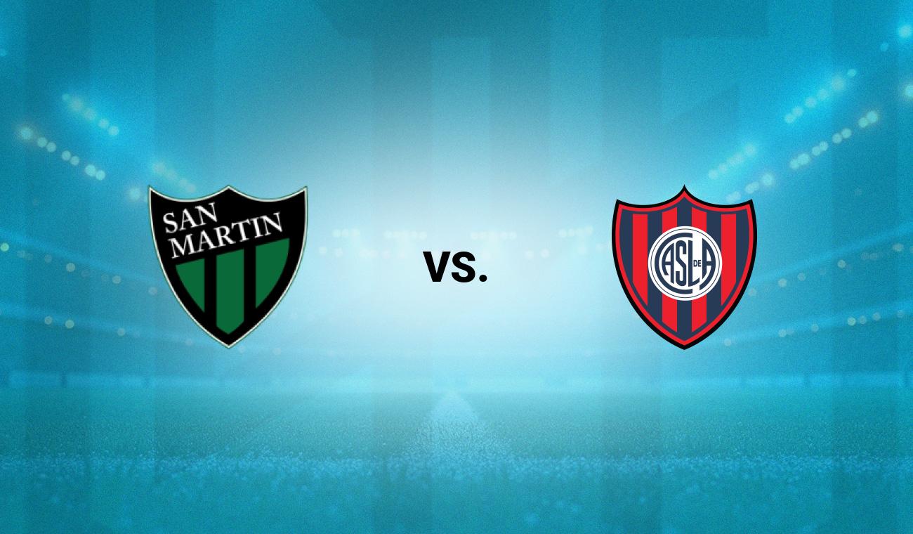 San Martín SJ vs San Lorenzo