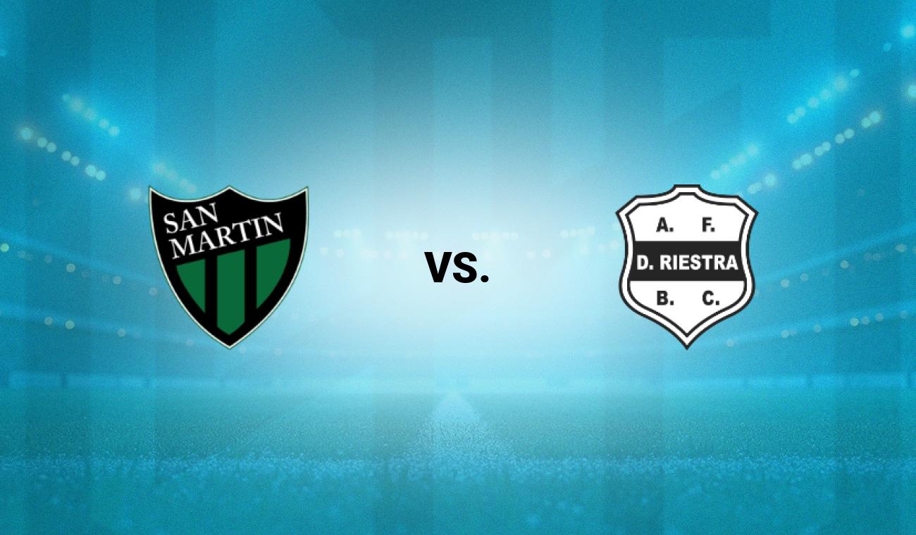 San Martín SJ vs Riestra