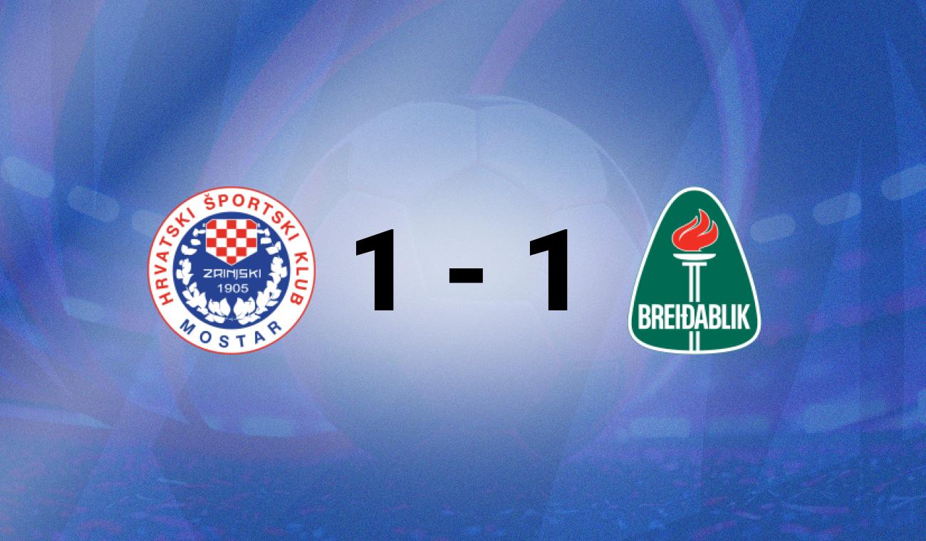 Zrinjski vs Breidablik