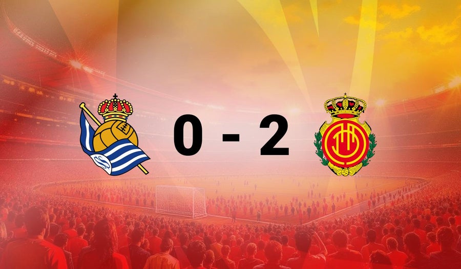 El Mallorca sorprende y vence a la Real Sociedad en el Reale Arena
