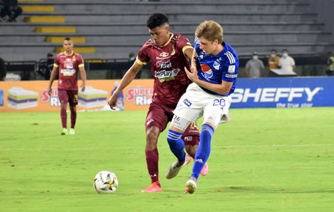 Deportes Tolima vs Millonarios 2021-II