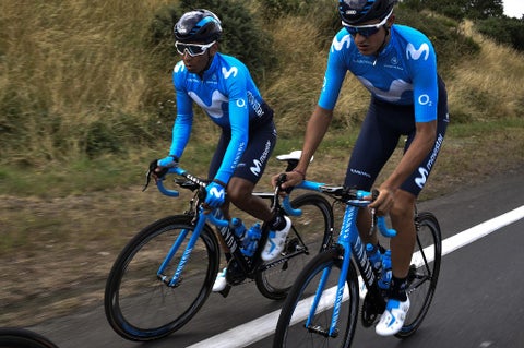 Marc Soler y Nairo Quintana - Movistar Team