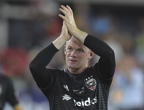 El inglés Wayne Rooney después de hacer una jugada increíble que le dio la victoria al DC United