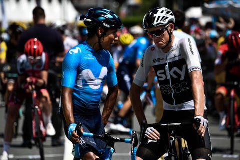 Nairo Quintana y Cris Froome