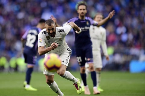 Real Madrid salió entre silbidos al final del primer tiempo en el partido ante Valladolid