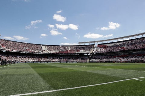 Césped del estadio Monumental de River Plate