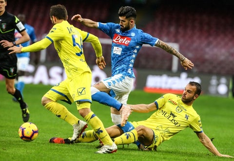 Napoli vs Chievo Verona, Serie A