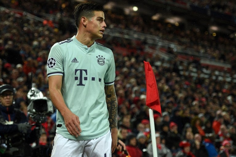 James Rodríguez, volante colombiano del Bayern Munich