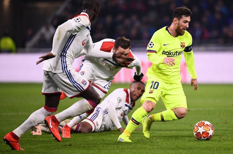 Leo Messi, jugador argentino en la Champions