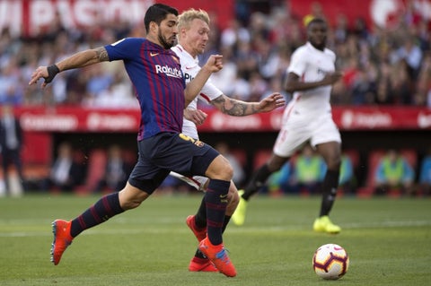 Sevilla vs Barcelona, Liga Española