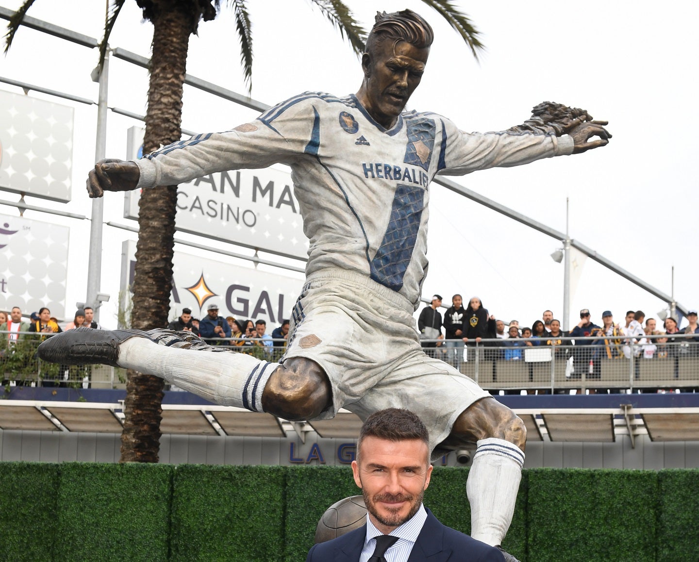 Estatua de David Beckham