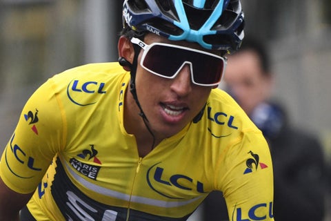 Egan Bernal cuando fue campeón de la París Niza en 2019