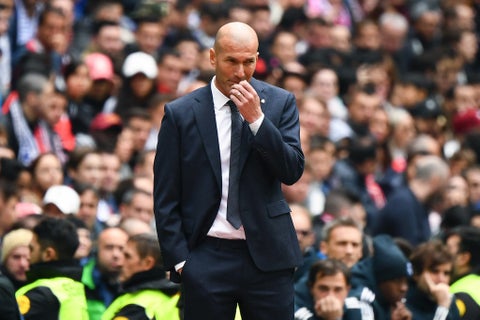 Zinedine Zidane, técnico del Real Madrid