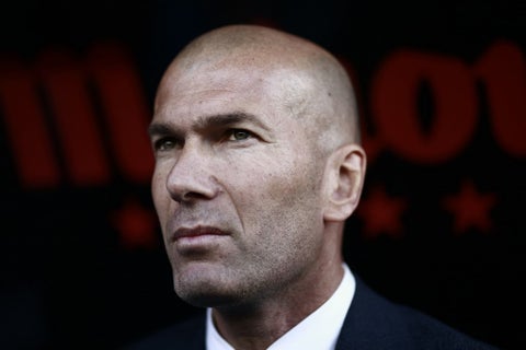 Zinedine Zidane, técnico del Real Madrid